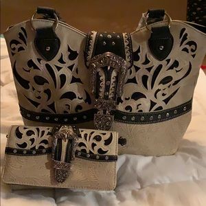 Justin West Purse Combo